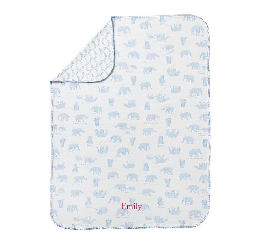 Elephant Pima Cotton Baby Blanket Pottery Barn Kids Australia